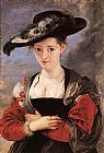 Peter Paul Rubens Canvas Paintings - The Straw Hat